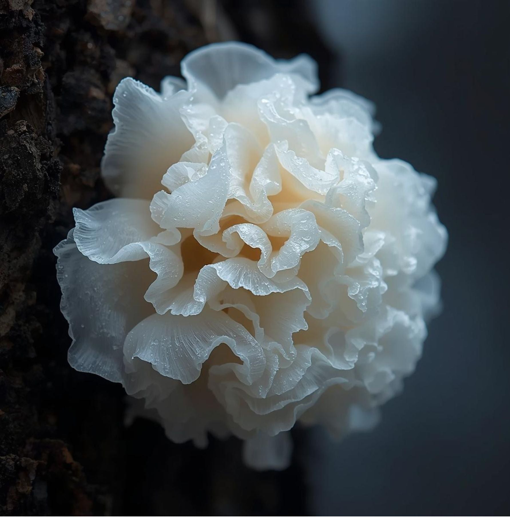 Der Silberohrpilz ist Bestandteil unseres Chaga-Bloom Cleansers